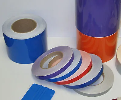 1/2  X 150 Ft Roll Vinyl Pinstriping Vinyl Striping Tape 25 Colors Available  • $25