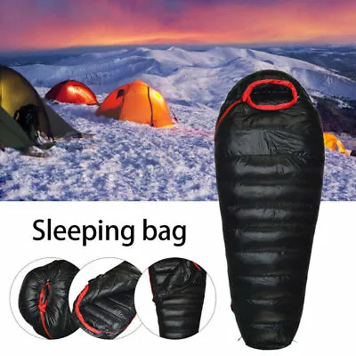 $114.60 • Buy 2022 Duck Down Sleeping Bag Adult Thick Sleeping Bag Waterproof Ripstop Warm