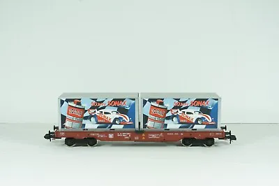 Marklin Gauge 1 Maxi DB German Railway Flat Car W/ Sonax Containers 54761 G1 • $125