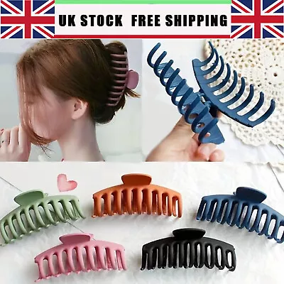 Big Hair Claw Clips For Women Large Claw Clip For Thin Thick Curly Hair 11cm UK • £1.99