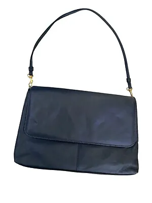 Genuine Leather Purse Shoulder Bag / Clutch Marlo Brand Black • $9.99