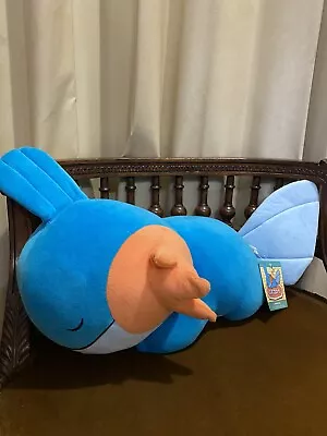 Sleeping Mudkip Pokemon Center 2015 Japan Life Size 15” Large Plush Pokedoll • $169.99