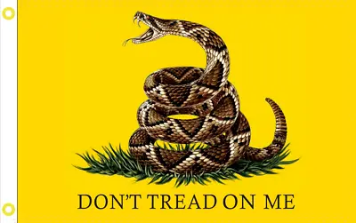 Don't Tread On Me 3x5FT Flag Banner Gadsden Tea Party Patriot Conservative USA • $4.99