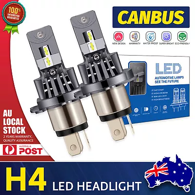 H4 9003 LED Headlight  Kit For Toyota Hilux KUN26 Ute 3.0 D-4D 4WD 2006-2015 • $48.99