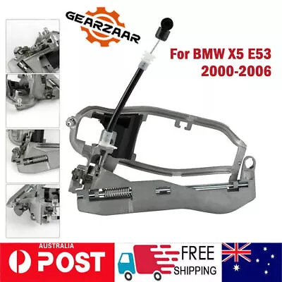 For BMW E53 X5 2000-2006 Door Handle Outer Carrier With Cable Front Driver RH • $27.09