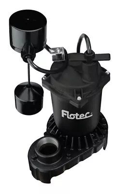Flotec FPCI3350 Submersible Cast Iron And Zinc Sump Pump 1/3 HP • $102.99