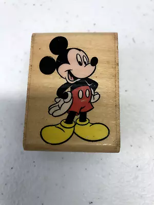 Mickey Mouse Stamp 392-D Vintage Rubber Stampede Wooden • $5.59