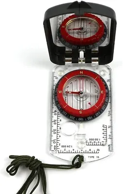 Finest Mirror Compass Outdoor Navigation - Alternative Suunto Silva Brunton • $14.55