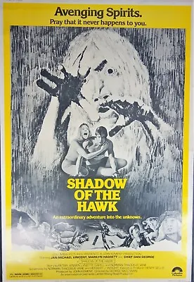 1976 Shadow Of The Hawk XL Movie Film Poster 40x60 Horror Vincent George  • $78.99