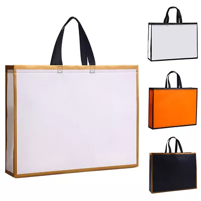 £2.39 • Buy Non-woven Large Shopping Bag Reusable Tote Pouch Foldable Travel Storage Bags