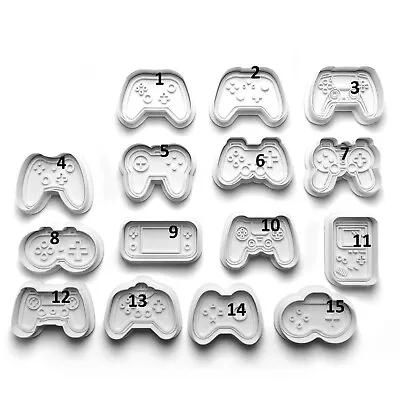 $9.45 • Buy Game Controller Gaming Cookie Cutter And Embosser Stamp Fondant Shape 9x6cm
