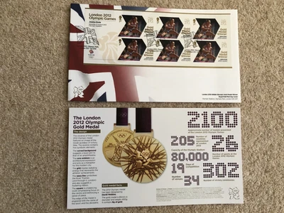 £24 • Buy The London 2012 Olympic Gold Medal Stamps – Collection 2 - Sale!