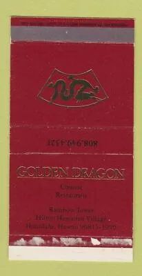 Matchbox - Golden Dragon Chinese Restaurant Honolulu Hawaii • $3.99