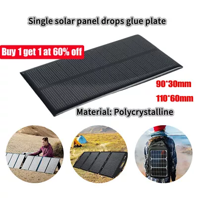 5.5V Poly Mini Solar Cell Panel Module DIY For Phone Charger  110*60mm • £3.44