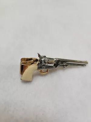 Vintage Anson Revolver Pistol Western Tie Cip Pin • $14.99