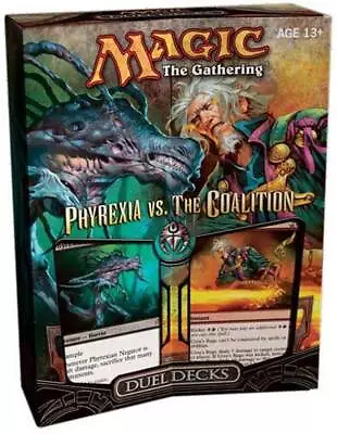 Magic The Gathering MTG Phyrexia Vs The Coalition ENGLISH Duel Deck Factory Seal • $178.93