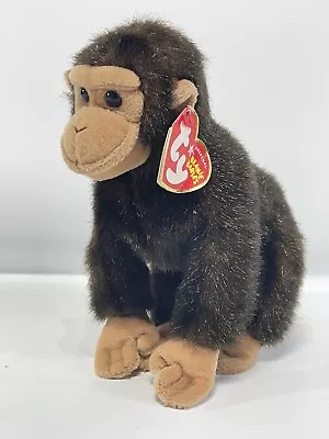 TY Weaver Monkey Beanie Baby With Hang Tag Brown DOB December 13 2004 • $7.67