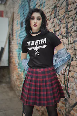 Ministry Industrial Rock T-Shirt Sizes S-2xl Rock T-Shirt  Punk T-Shirt • $21.99