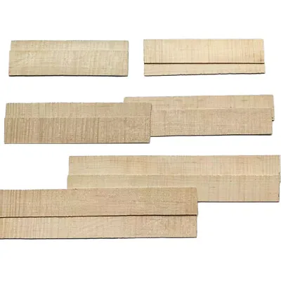 2 Sets Violin Parts Maple Sides With Tiger Flaming Wood Parts • $19.95