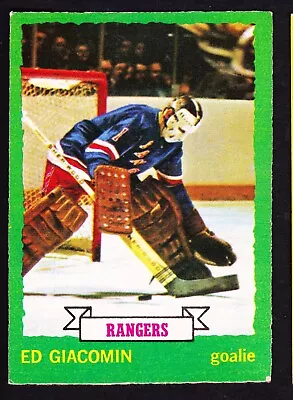 1973-74 O-pee-chee #160 Ed Giacomin Rangers • $7