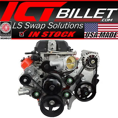 LS Truck LSA Supercharger Swap 6 Rib Alternator And Power Steering Bracket Kit • $241.99