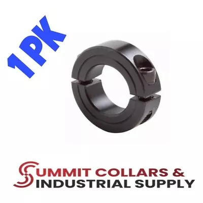 1-3/4” ID Bore DOUBLE SPLIT STEEL NEW CLAMPING SHAFT COLLAR BLACK OXIDE (1 PC) • $13.44
