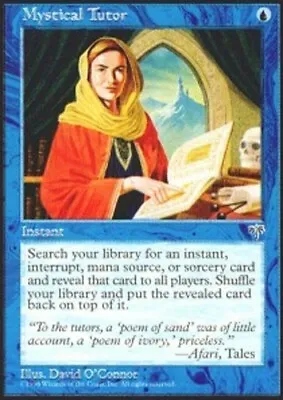 [1x] Mystical Tutor - Slight Play English - Mirage MTG Magic • $8.60