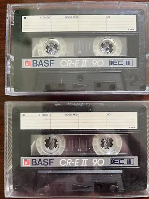 BASF Chomdioxid C90 CR-E II Cassette Tapes Type 2 • £0.99