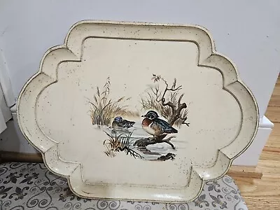 Vtg Painted Wooden Tray Italy • $22