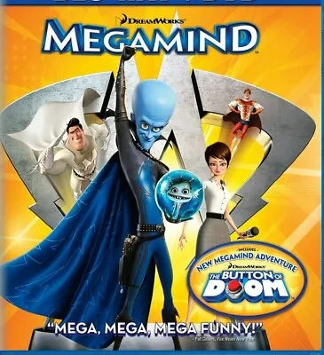 Megamind  BLU RAY DISC Mega Mind  Will Ferrell Brad Pitt ANIMATED COMEDY CARTOON • $6.99