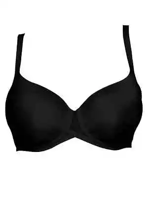 Wacoal Ultimate Side Smoother Contour Bra Black Size 42D 42 D NEW • $46.95