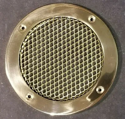 £12.99 • Buy Heavy Duty Brass Cast Ceiling Vent, For 6  Circular Mushroom Vent Cover Grill