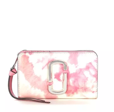 Marc Jacobs Women's Snapshot Tie Dye Wallet - Pink Multi • $98.98