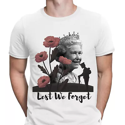 Lest We Forget Queen Elizabeth II Anniversary Remembrance Day Mens T-Shirts#UJG7 • £9.99