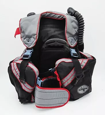 Dacor SCUBA Diving BCD Vest Red Gray & Black Model 6606 USA - Nice • $79.50