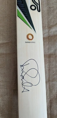 $400 • Buy RICKY PONTING Signed Kookaburra Full Size Cricket Bat