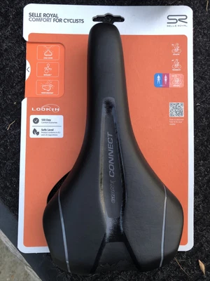 $30.95 • Buy Selle Royal Lookin Relaxed Bicycle Saddle Steel Black Unisex GIANT CONNECT NEW