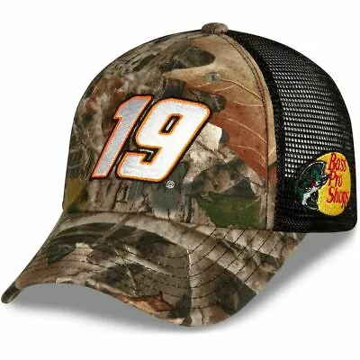 2022 Martin Truex Jr #19 Bass Pro Shops True Timber Camo Mesh Back Hat  • $24.99