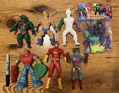 Knockoff Mexico Toy Lot Ko Bootleg Mexican MOTU TMNT Disney Vintage *read* • $30