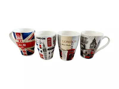 London Souvenir Mugs Tea Coffee Ceramic Landmark Union Jack Gift Box • £11.99