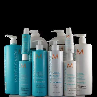 Moroccanoil Hydrating Shampoo & Conditioner (2.4 - 33.8 Oz) Hydration Combo Set • $48.99