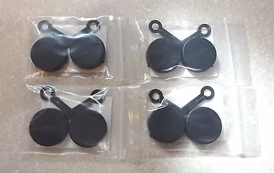 Four (4) Pairs Of - U.s. Military M24 Binocular Lens Caps - New In Packages • $11.99