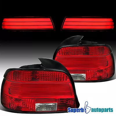 Fit 2001-2003 BMW E39 5-Series M5 530i LED Tail Lights Red Rear Brake Lamp 01-03 • $153.98