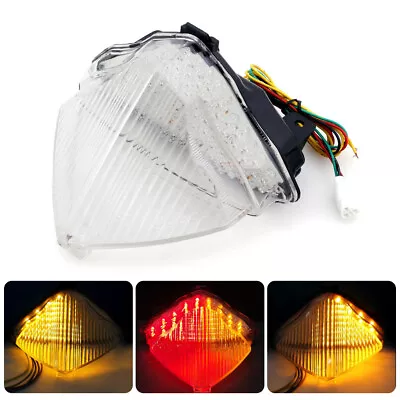 Integrated LED TailLight Turn Signals For Yamaha YZF 1000 R1 2004-2006 Clear E • $36.89
