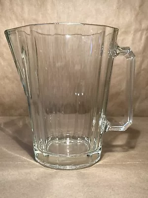 Vintage Bormioli Clear Glass Pitcher 6.5” Made In Italy • $25