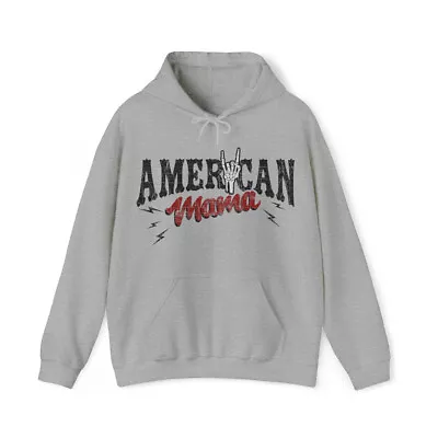 American Mama Hoodie -Unisex Heavy Blend™ Hooded Sweatshirt • $34.82