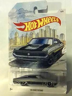 HOT WHEELS 2019  '70 Ford Torino  DETROIT MUSCLE  WALMART EXCLUSIVE • $4.95