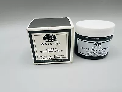 Origins Clear Improvement Pore Clearing Moisturizer With Bamboo Charcoal 1.7 Oz • $24.99