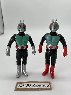 1989 Bandai Rider Hero Series Vintage Kamen Rider 5  Tall Figure With Rider 2 • $29.99