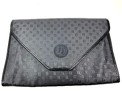 Authentic FENDI ROMA 1925 Clutch Purse Black Vintage • $115